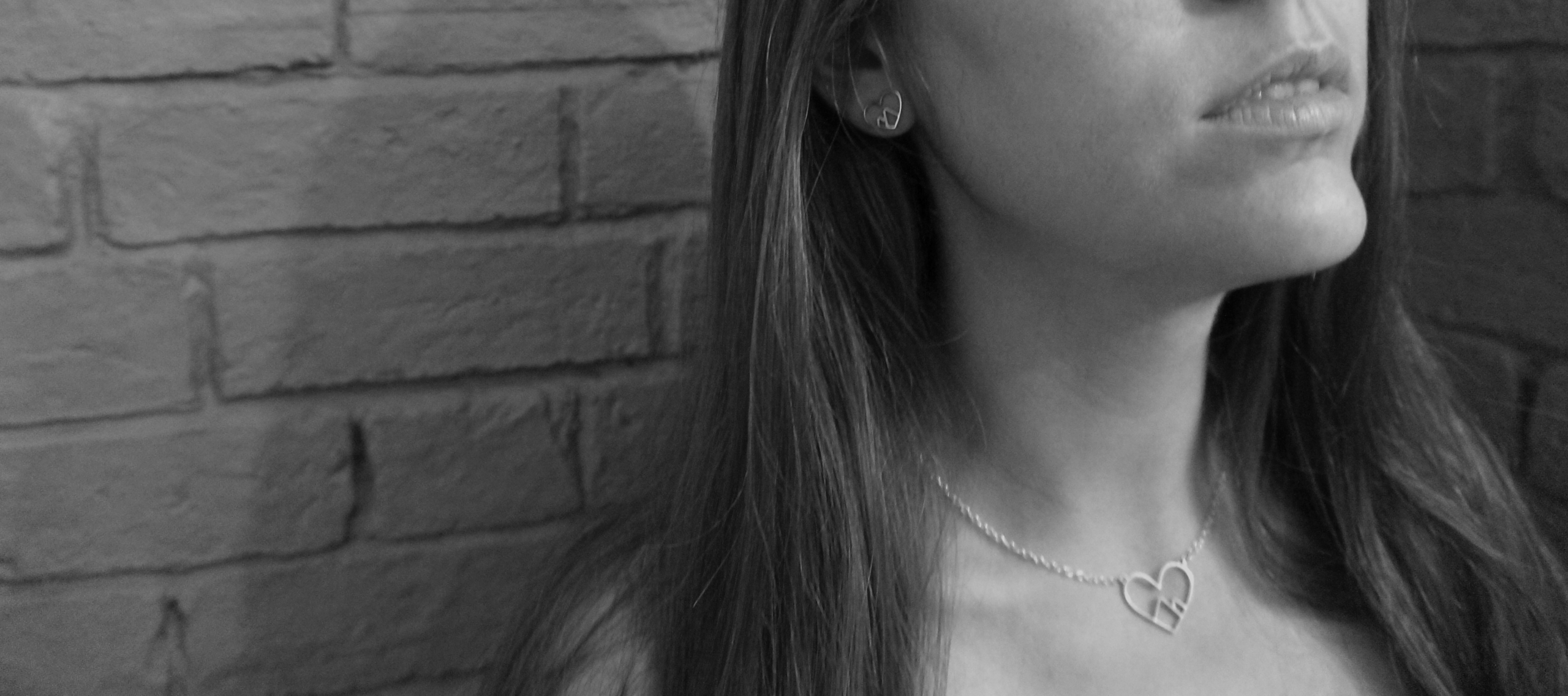 Love the Mountains Heart Mountain Necklace. Women's Mountain Gift. Nature adventure necklace. Handmade Sterling silver Mountain Necklace