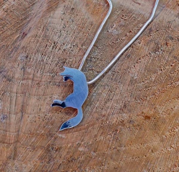 Jumping Fox Necklace Fox Necklace