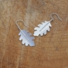 Oak Leaf Earrings, Nature Jewellery, Leaf Earrings, Drop Earrings