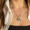 Glacier Mountain sculptural sterling silver mountain necklace handmade chunky statement cut out necklace unusual landscape jewellery