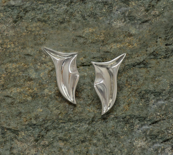 Glacier Earrings glacier sculptural spike drop earrings