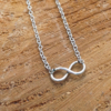 Infinity Necklace back