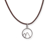 Circle Mountain Pendant Necklace, Outdoor hiking gift, Peak Jewellery, Mountain gift, the french alps mountains, climbing gift