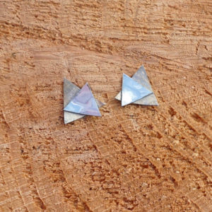 Triangle Textured Earrings