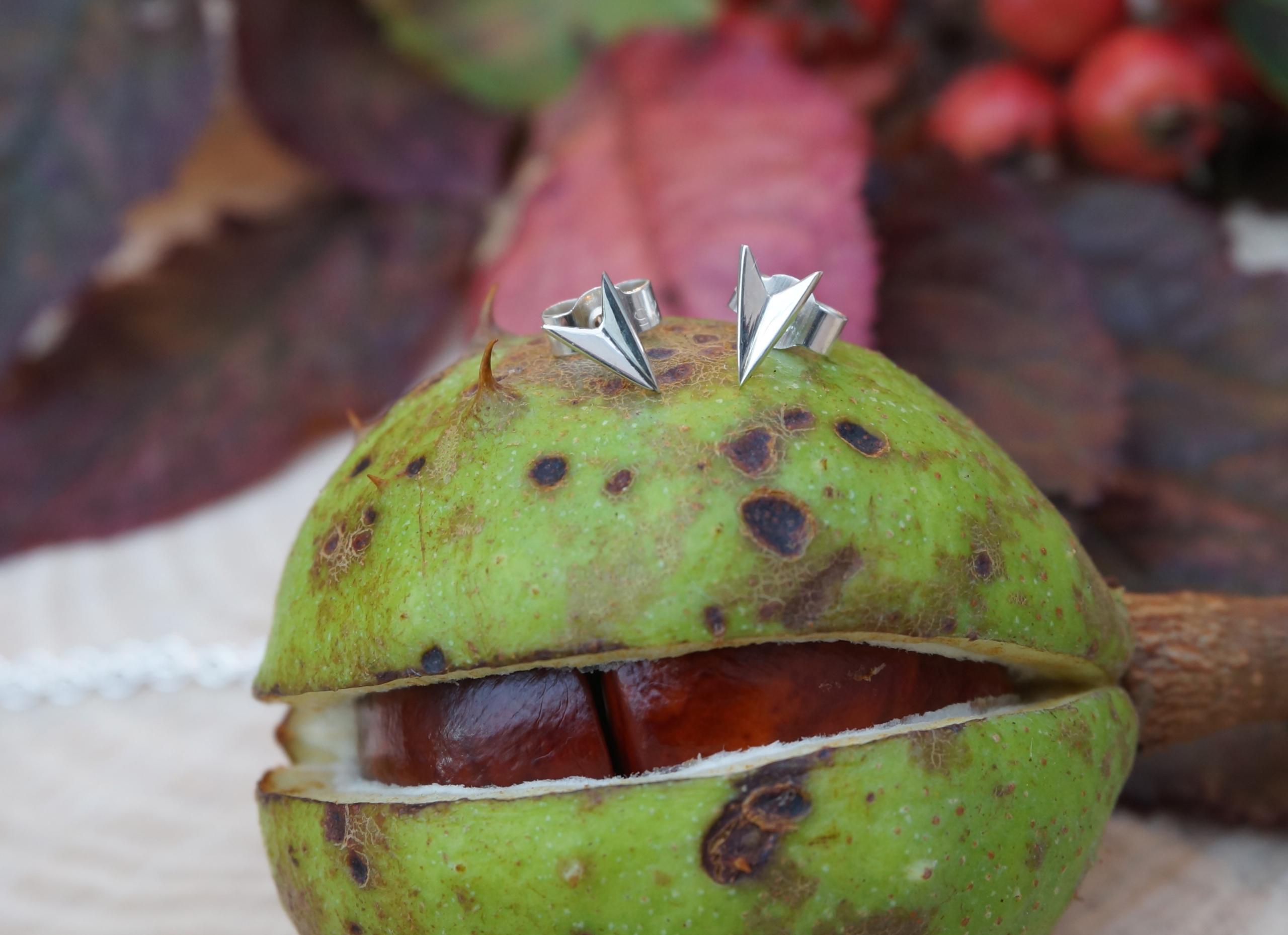chevron earrings