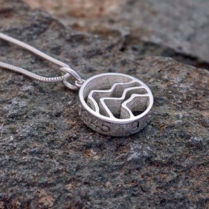 Three Peaks Mountain Challenge Pendant