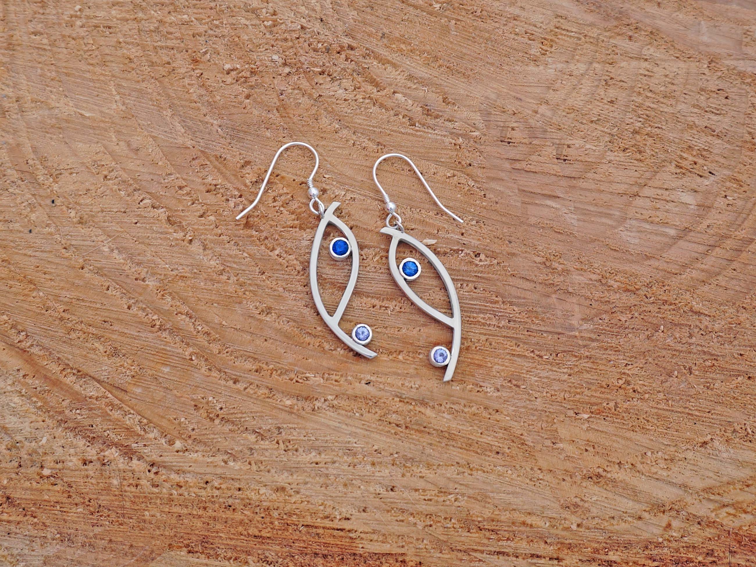 Oval Tanzanite Earrings