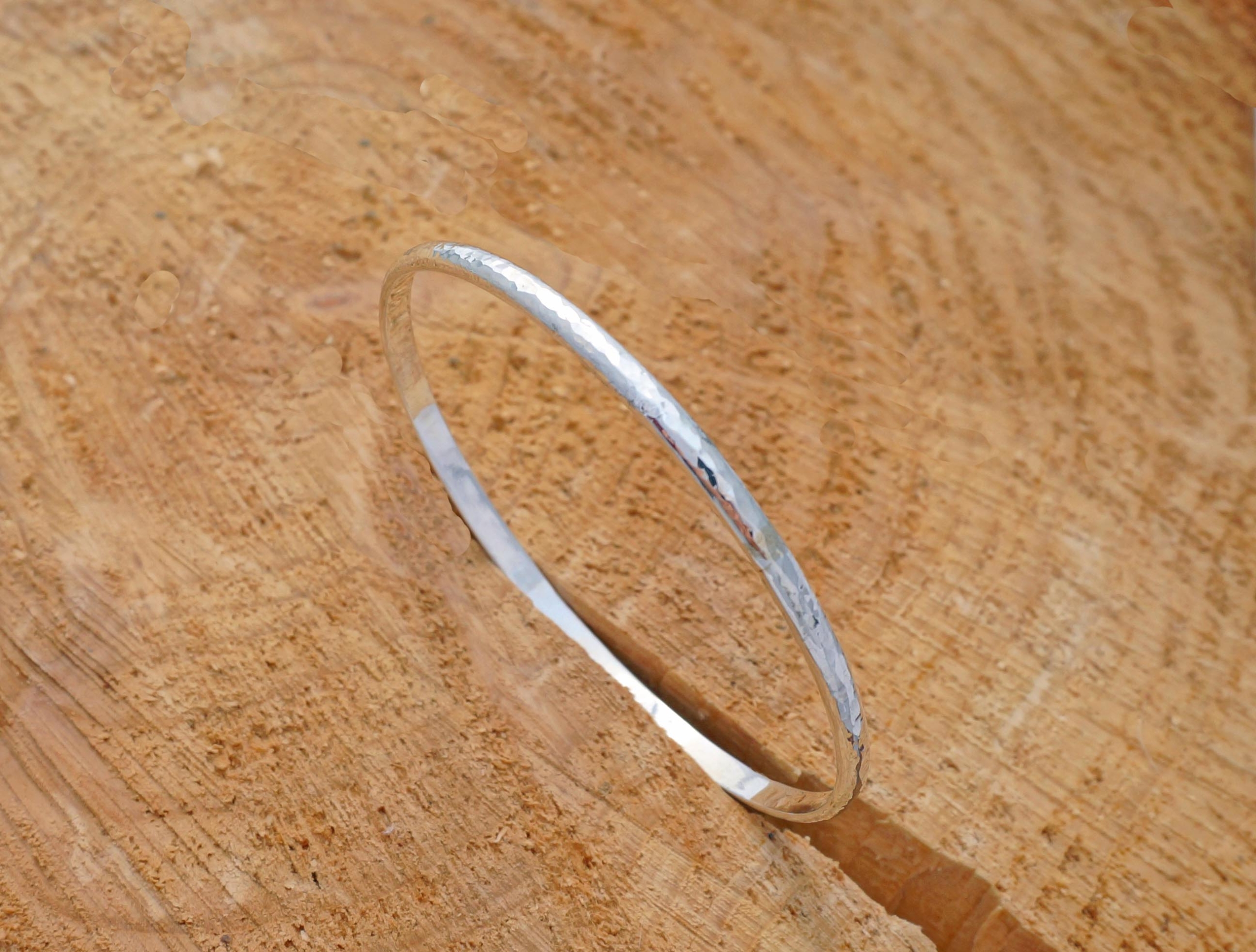 hammered bangle