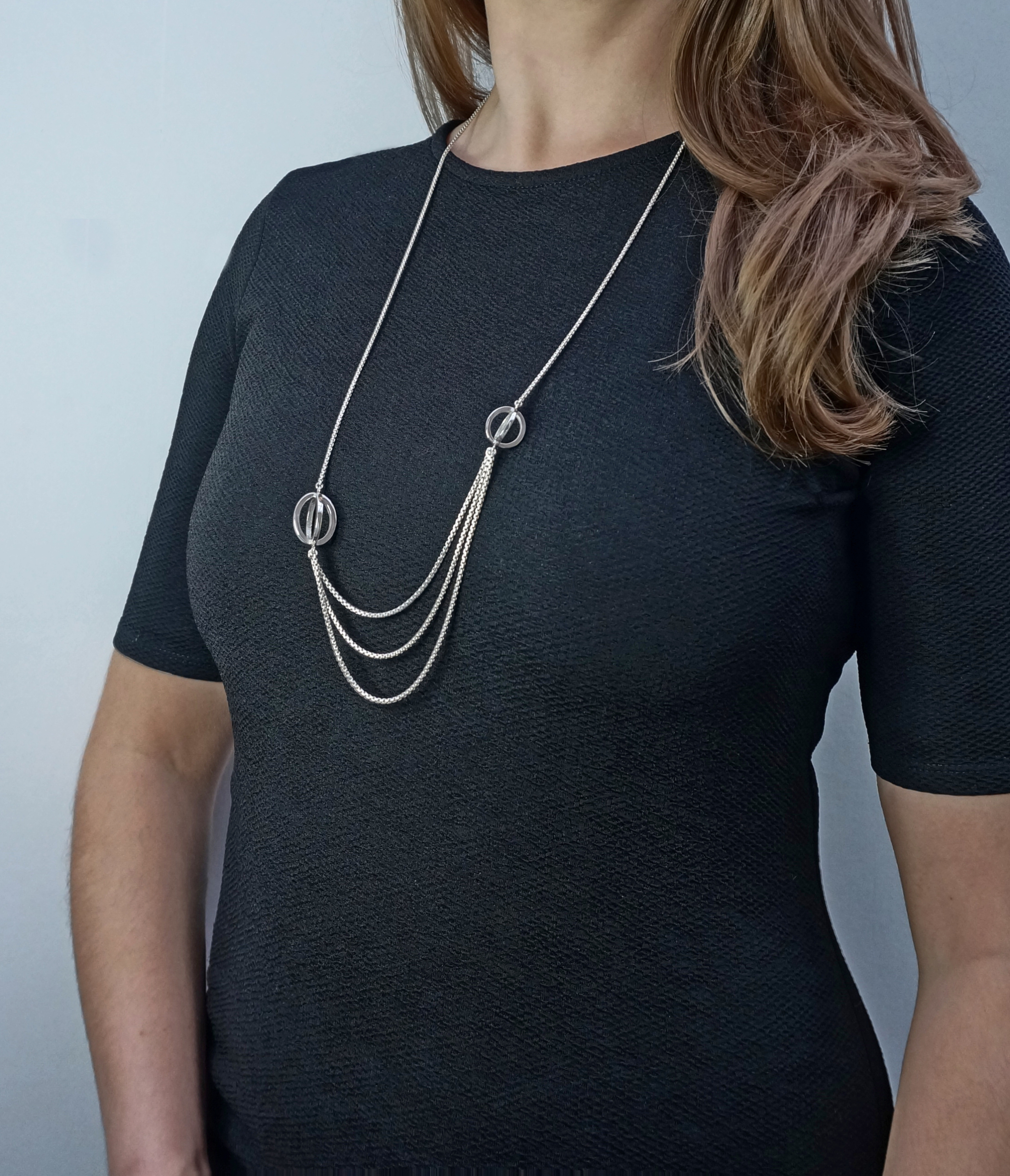 Multi Strand Long Necklace
