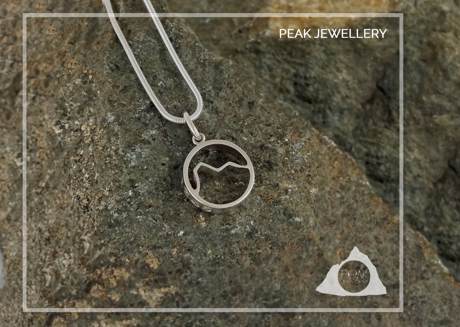 Mountain Necklace 925 Sterling Silver, Mountain Charm, Mountain Pendant,  Handmade Jewelry, Gift for her, Necklace for women, Birthday Gift