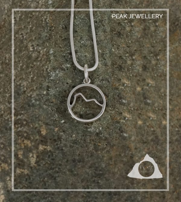 Ben Nevis Scottish Mountain pendant Necklace, Hiking Nature gift