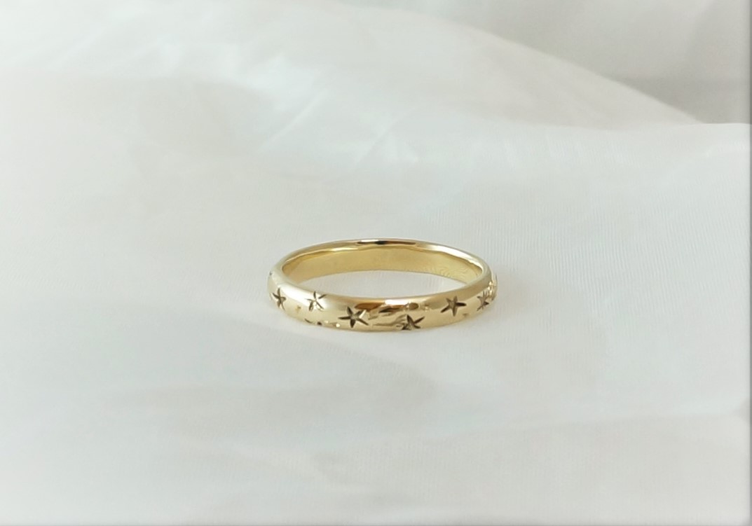 Park Road Jewellery, Bespoke Handmade Wedding Ring 9ct Yellow Gold
