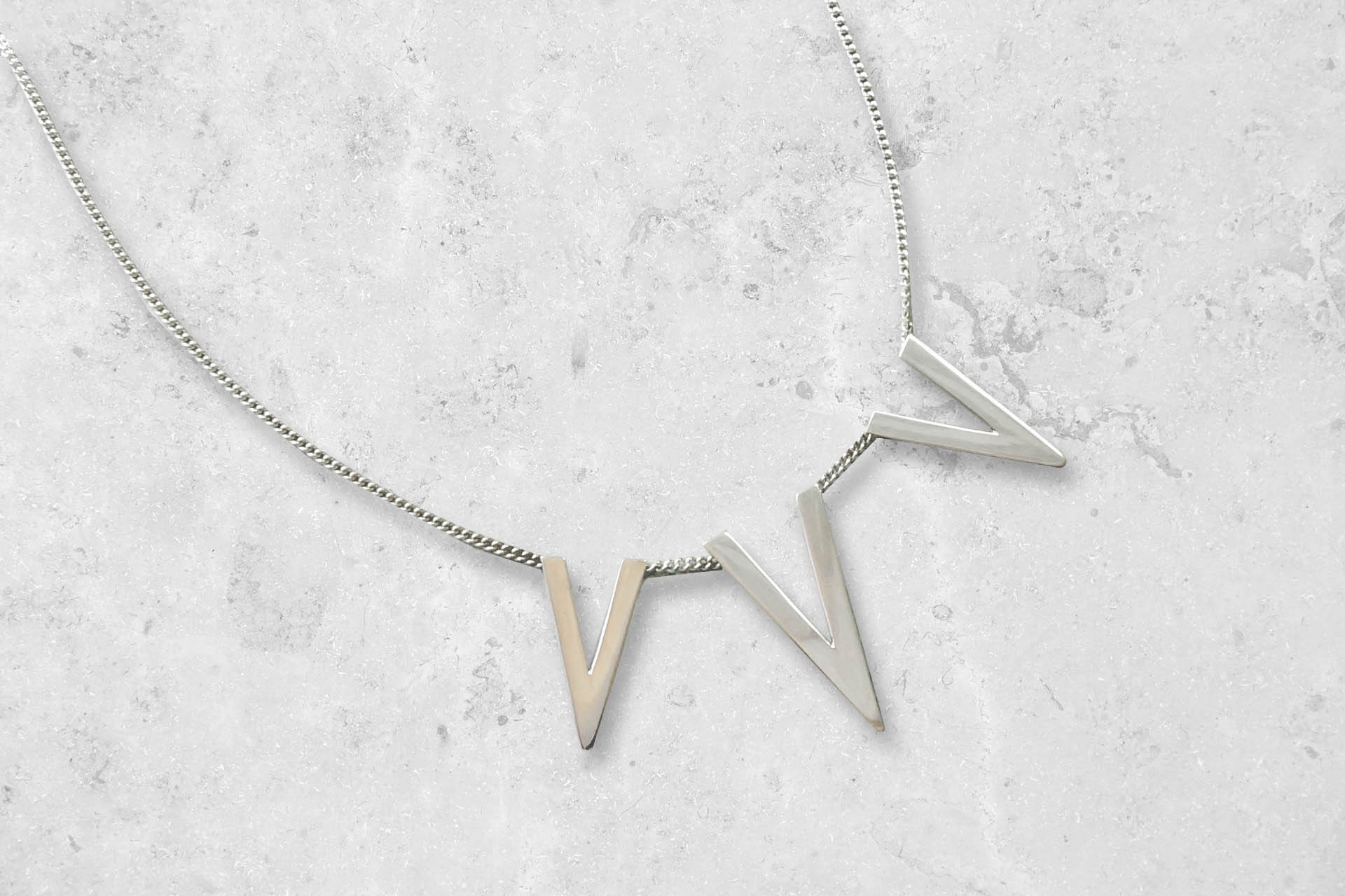 Sterling Silver Point drop statement necklace Park Road Jewellery, Bespoke Handmade Sterling Silver Jewellery Sterling Silver Point drop statement necklace Park Road Jewellery, Bespoke Handmade Sterling Silver Jewellery