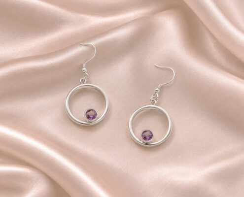 Amethyst circle silk_E