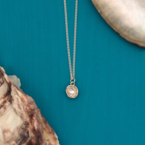 Oyster, Nature, Rustic pendant. Shell Jewellery, Freshwater pearl, handmade sterling silver water casting rustic nature inspired jewellery, park road jewellery